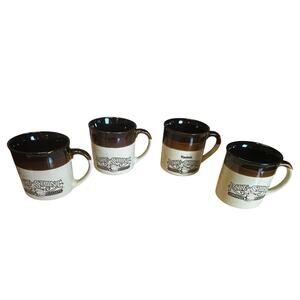 Vintage Hardee's Rise & Shine Homemade Biscuits Mugs 3 x 1984 1 X 1989